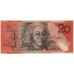 AUSTRALIA 2007 . TWENTY 20 DOLLAR BANKNOTE . STEVENS/HENRY . FIRST PREFIX JC07